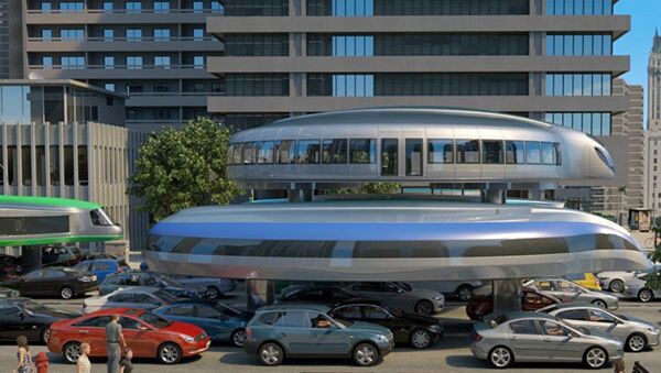 El tren giroscópico diseñado por el ingeniero ruso Dajir Semiónov - Sputnik Mundo