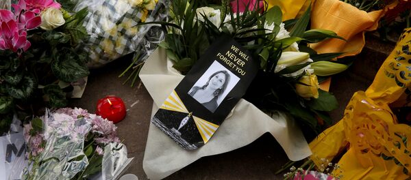 Homenaje a la periodista asesinada Daphne Caruana Galizia - Sputnik Mundo