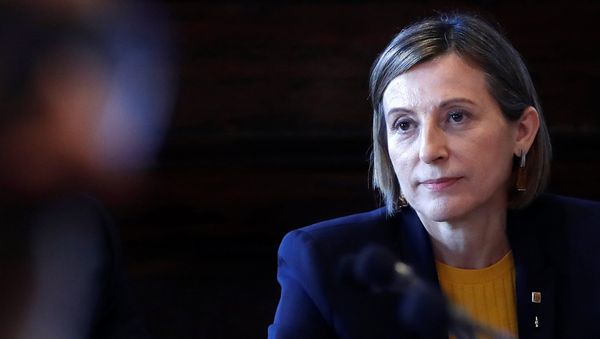 Carme Forcadell, la presidenta del Parlamento de Cataluña, Carme Forcadell, la presidenta del Parlamento de Cataluña, - Sputnik Mundo