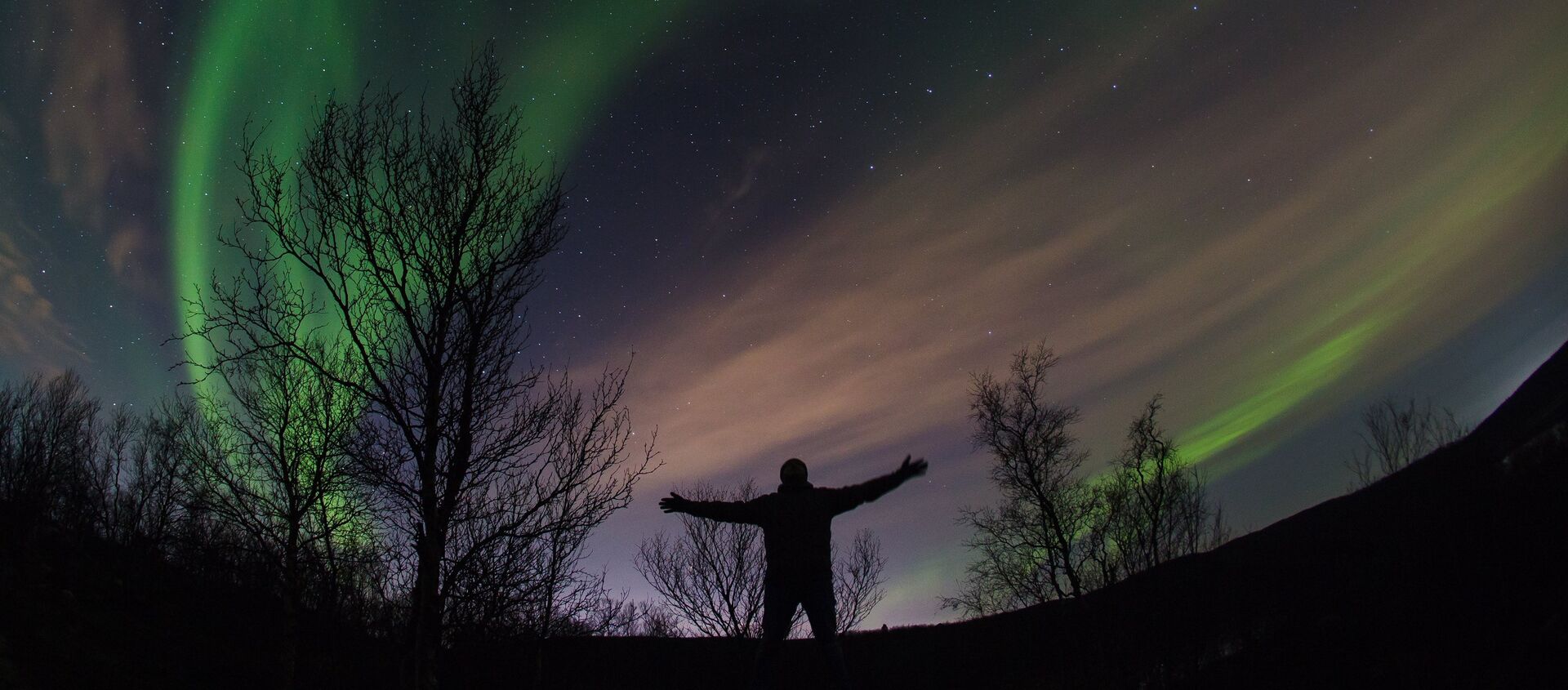 Aurora boreal en la región de Múrmansk - Sputnik Mundo, 1920, 12.12.2020