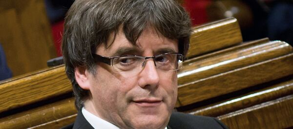 Carles Puigdemont, el expresidente del Gobierno catalán - Sputnik Mundo
