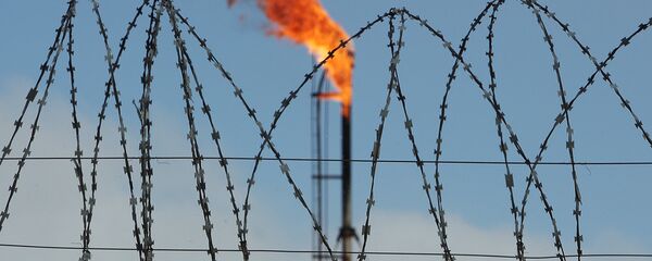 Un depósito de gas en Rusia Un depósito de gas en Rusia - Sputnik Mundo