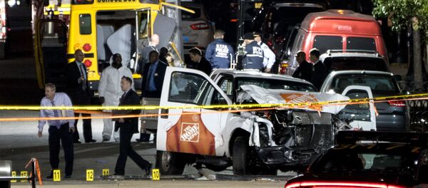 Atentado en Nueva York: imágenes desde el lugar de la tragedia - Sputnik Mundo