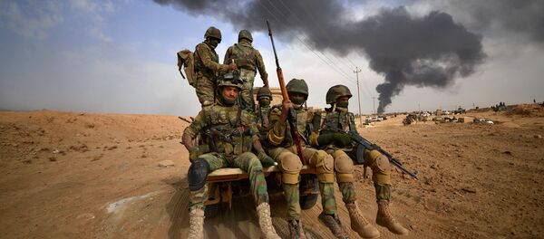 Fuerzas iraquíes en Al Qaim - Sputnik Mundo