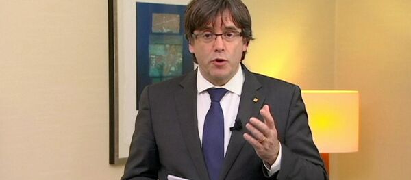 Carles Puigdemont,  expresidente del Gobierno de Cataluña - Sputnik Mundo