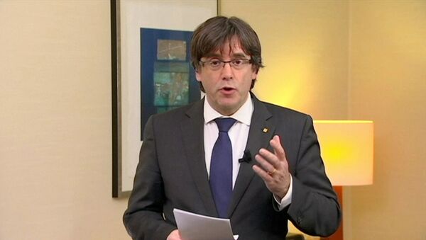 Carles Puigdemont,  expresidente del Gobierno de Cataluña - Sputnik Mundo