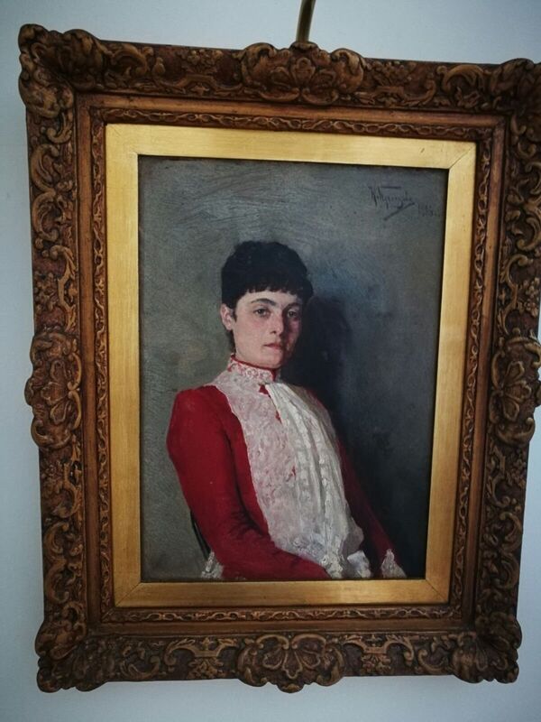 Retrato de Sofía Rostok, madre de Dussia Lutski de Tretiakov Retrato de Sofía Rostok, madre de Dussia Lutski de Tretiakov - Sputnik Mundo