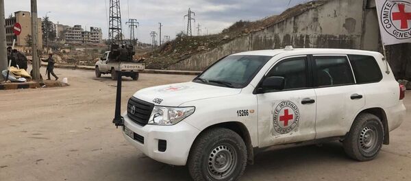 La Cruz Roja en Siria (archivo) - Sputnik Mundo