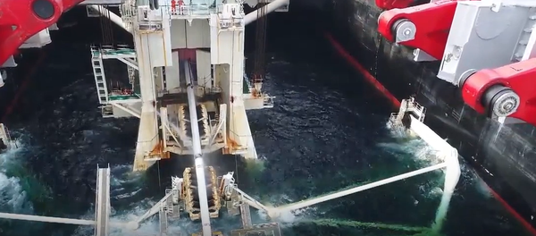 Momento histórico: el Turk Stream &apos;conquista&apos; territorio turco - Sputnik Mundo