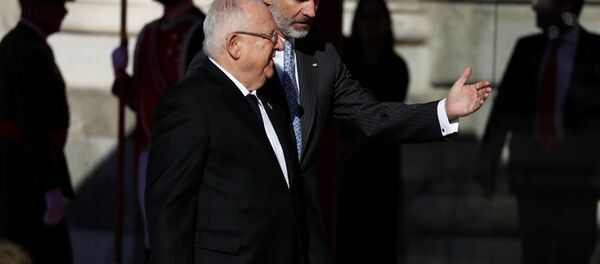 El presidente de Israel, Reuvén Rivlin, y el rey Felipe VI de España - Sputnik Mundo