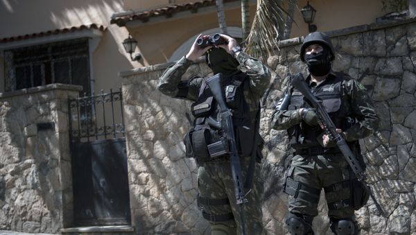 Los agentes de seguridad de Brasil (archivo) Los agentes de seguridad de Brasil (archivo) - Sputnik Mundo