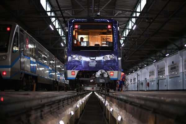 'Rusia rumbo al futuro', el nuevo tren temático del metro moscovita - Sputnik Mundo