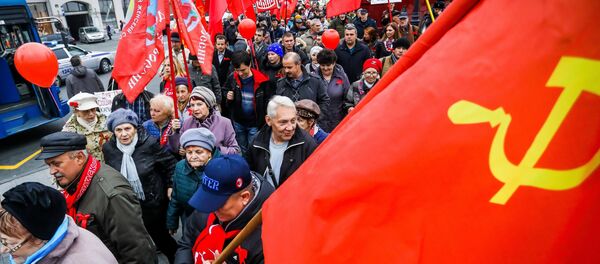 La conmemoración del 98 aniversario de la Revolución Rusa - Sputnik Mundo