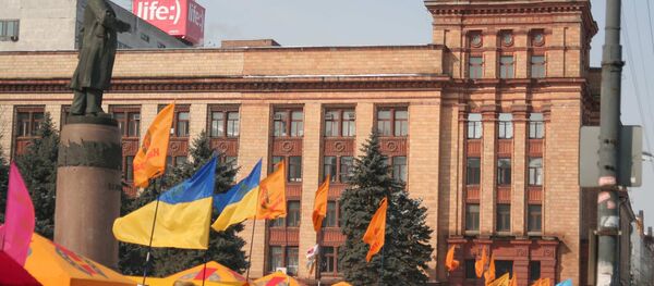 Un monumento de Lenin en Ucrania (imagen ilustrativa) - Sputnik Mundo