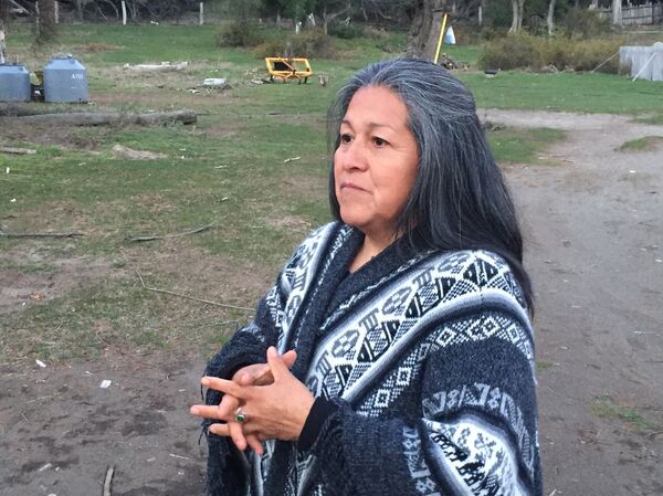 Verónica Hullipan, una de las dirigentes mapuches - Sputnik Mundo