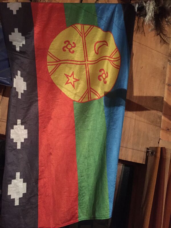 La bandera nacional de los mapuches - Sputnik Mundo