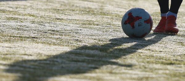 La selección de Argentina en su entrenamiento para el partido amistoso con Rusia - Sputnik Mundo