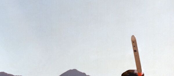 Lanzamiento de misiles estadounidenses BGM-109G Pryphon, 1 de noviembre de 1982 - Sputnik Mundo