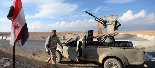 Combatientes del Hizbulá en Siria Combatientes del Hizbulá en Siria - Sputnik Mundo