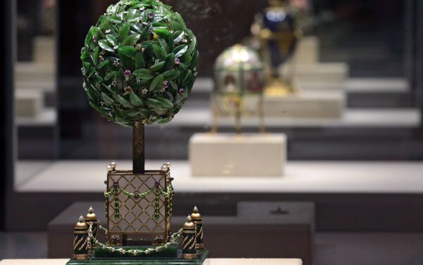 Huevo del naranjo, el taller de joyería de Fabergé - Sputnik Mundo