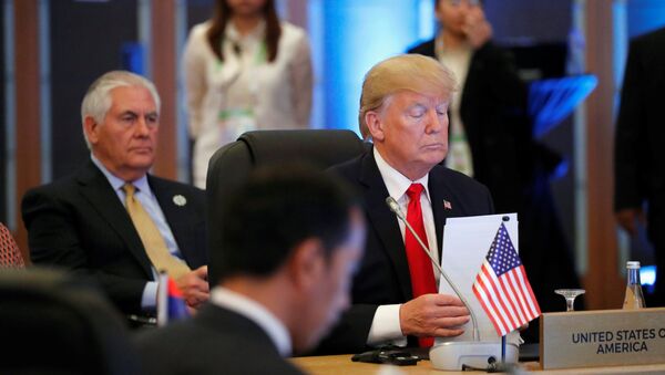 Donald Trump, presidente de EEUU - Sputnik Mundo