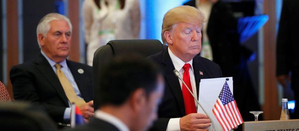 Donald Trump, presidente de EEUU - Sputnik Mundo