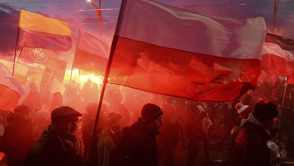 Manifestaciones de ultraderecha en Varsovia - Sputnik Mundo