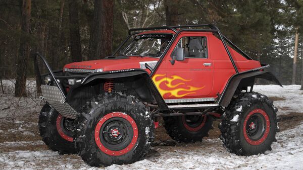 Red Stone, la versión modernizada de Lada Niva Red Stone, la versión modernizada de Lada Niva - Sputnik Mundo