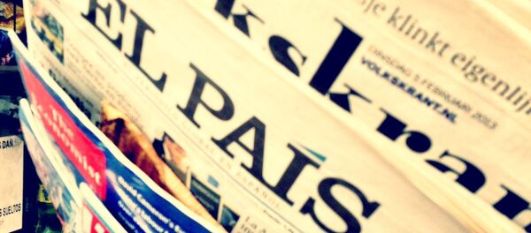 Prensa española, la portada del diario El País (archivo) - Sputnik Mundo