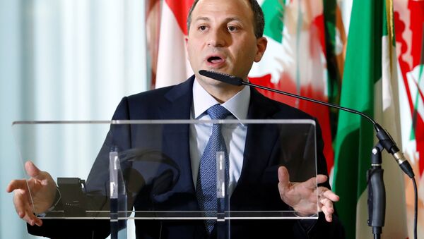 Gebran Bassil, ministro libanés de Exteriores - Sputnik Mundo