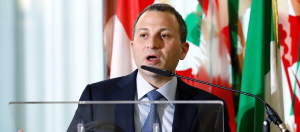 Gebran Bassil, ministro libanés de Exteriores - Sputnik Mundo