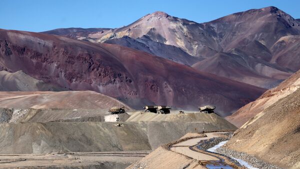 La mina de oro Veladero de Barrick Gold - Sputnik Mundo