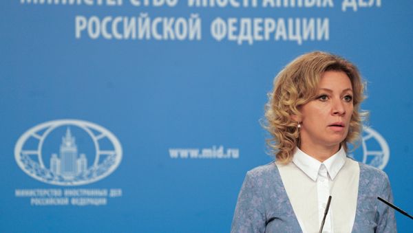 María Zajárova, portavoz del Ministerio de Asuntos Exteriores de Rusia María Zajárova, portavoz del Ministerio de Asuntos Exteriores de Rusia - Sputnik Mundo