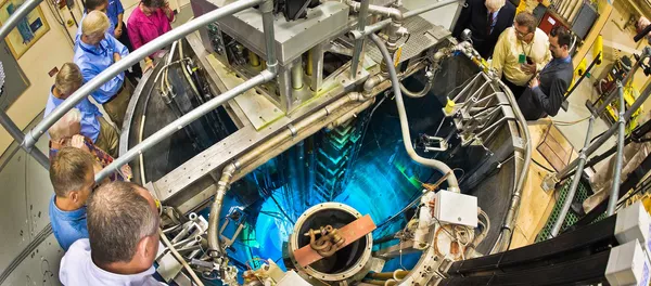 Grupo de científicos cerca del reactor nuclear Grupo de científicos cerca del reactor nuclear - Sputnik Mundo