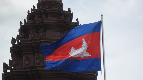 Bandera de Camboya Bandera de Camboya - Sputnik Mundo