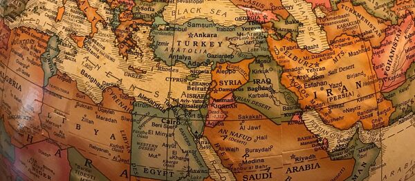 Mapa de Oriente Medio - Sputnik Mundo