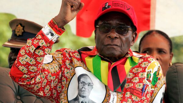 Robert Mugabe, presidente de Zimbabue - Sputnik Mundo