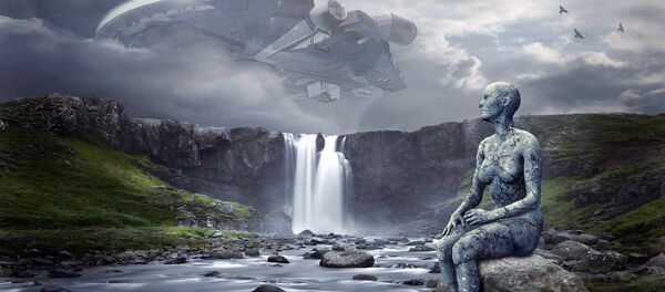 Una extraterrestre (impresión artística) - Sputnik Mundo