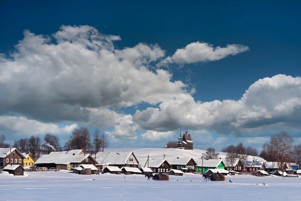 El parque nacional Kenozerski en invierno El parque nacional Kenozerski en invierno - Sputnik Mundo