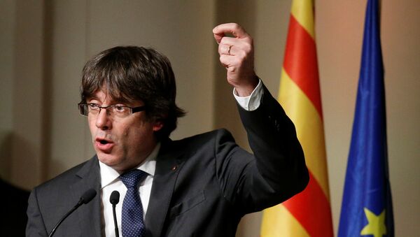 Carles Puigdemont, el expresidente del Gobierno catalán - Sputnik Mundo