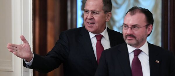El canciller de Rusia, Serguéi Lavrov y el canciller de México, Luis Videgaray - Sputnik Mundo