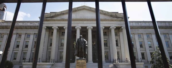 Sede del Departamento del Tesoro de Estados Unidos en Washington - Sputnik Mundo