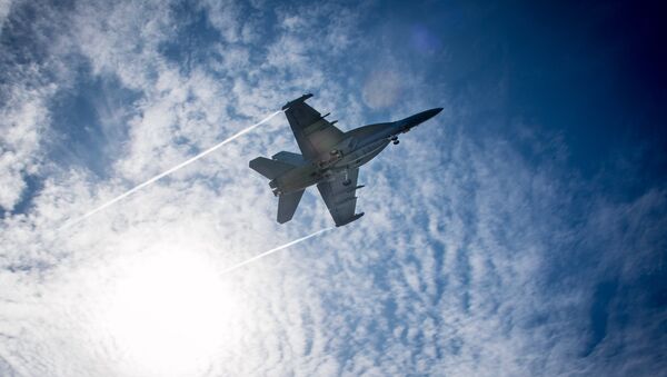 Un caza EA-18G Growler - Sputnik Mundo