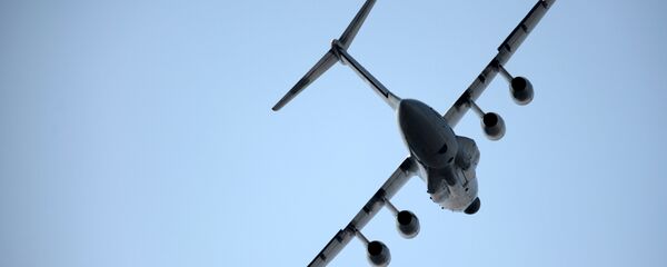 El avión de transporte Ilyushin IL-76MD-90A, prototipo del A-100 Premier El avión de transporte Ilyushin IL-76MD-90A, prototipo del A-100 Premier - Sputnik Mundo