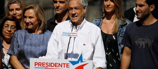 Sebastián Piñera, candidato a la presidencia y exmandatario (2010-2014) chileno - Sputnik Mundo