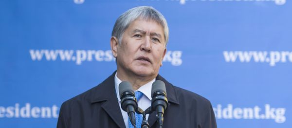 Almazbek Atambáev, presidente saliente de Kirguistán Almazbek Atambáev, presidente saliente de Kirguistán - Sputnik Mundo