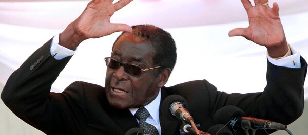Robert Mugabe, presidente de Zimbabue - Sputnik Mundo
