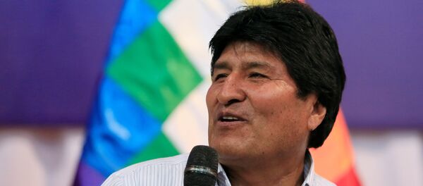 El presidente de Bolivia, Evo Morales, durante la apertura del IV Foro de Países Exportadores de Gas - Sputnik Mundo