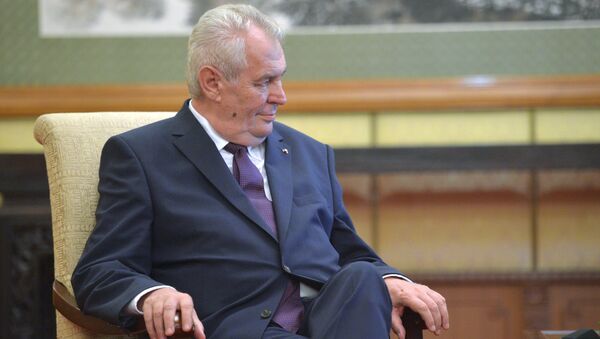 Milos Zeman, presidente de la República Checa - Sputnik Mundo