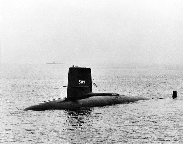 El submarino estadounidense Scorpion SSN-589 El submarino estadounidense Scorpion SSN-589 - Sputnik Mundo